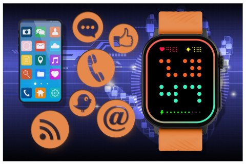 SMARTWATCH UNISEX GRAVITY GT15-2 - ROZMOWY BLUETOOTH, DODATKOWY PASEK (sg029b) SMARTWATCH UNISEX GRAVITY GT15-2 - ROZMOWY BLUETOOTH, DODATKOWY PASEK (sg029b)