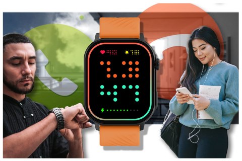 SMARTWATCH UNISEX GRAVITY GT15-2 - ROZMOWY BLUETOOTH, DODATKOWY PASEK (sg029b) SMARTWATCH UNISEX GRAVITY GT15-2 - ROZMOWY BLUETOOTH, DODATKOWY PASEK (sg029b)