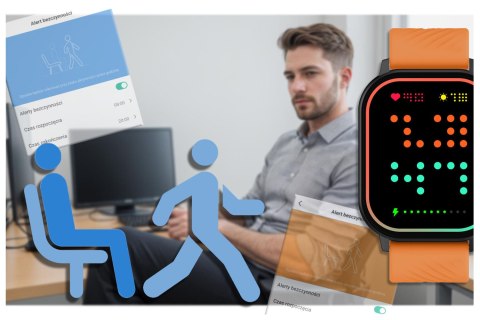 SMARTWATCH UNISEX GRAVITY GT15-2 - ROZMOWY BLUETOOTH, DODATKOWY PASEK (sg029b) SMARTWATCH UNISEX GRAVITY GT15-2 - ROZMOWY BLUETOOTH, DODATKOWY PASEK (sg029b)