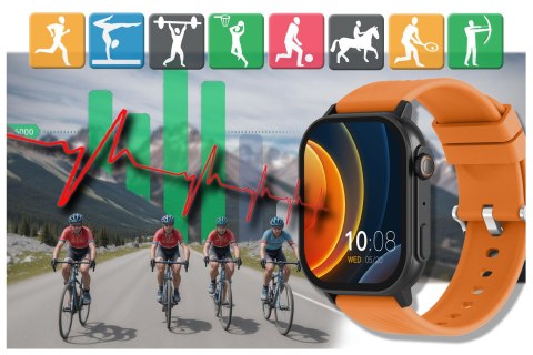 SMARTWATCH UNISEX GRAVITY GT15-2 - ROZMOWY BLUETOOTH, DODATKOWY PASEK (sg029b) SMARTWATCH UNISEX GRAVITY GT15-2 - ROZMOWY BLUETOOTH, DODATKOWY PASEK (sg029b)