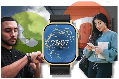 SMARTWATCH UNISEX GRAVITY GT15-6 - ROZMOWY BLUETOOTH, DODATKOWY PASEK (sg029f) SMARTWATCH UNISEX GRAVITY GT15-6 - ROZMOWY BLUETOOTH, DODATKOWY PASEK (sg029f)