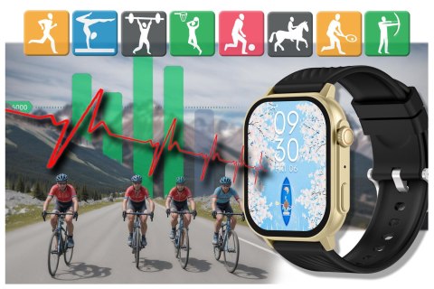 SMARTWATCH UNISEX GRAVITY GT15-6 - ROZMOWY BLUETOOTH, DODATKOWY PASEK (sg029f) SMARTWATCH UNISEX GRAVITY GT15-6 - ROZMOWY BLUETOOTH, DODATKOWY PASEK (sg029f)