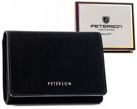 Elegancki portfel damski ze skóry ekologicznej - Peterson Elegancki portfel damski ze skóry ekologicznej - Peterson