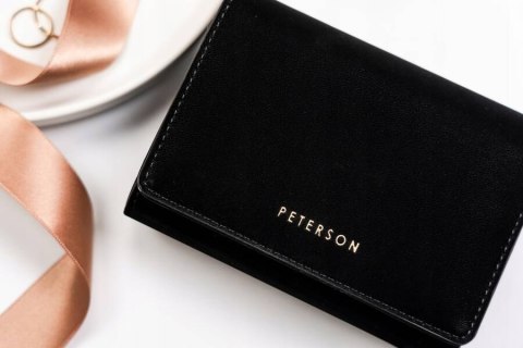 Elegancki portfel damski ze skóry ekologicznej - Peterson Elegancki portfel damski ze skóry ekologicznej - Peterson