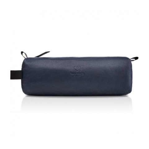 Kosmetyczka skórzana granatowa i etui na klucze ze skóry naturalnej zestaw Paolo Peruzzi ZUP-120-DB