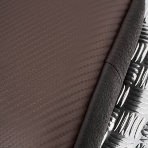 Saszetka męska skórzana na ramię z tłoczeniem typu carbon brązowa Paolo Peruzzi AL-19-BR Saszetka męska skórzana na ramię z tłoczeniem typu carbon brązowa Paolo Peruzzi AL-19-BR