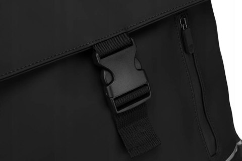 Solidny plecak miejski z materiału syntetycznego z etui w zestawie - Peterson Solidny plecak miejski z materiału syntetycznego z etui w zestawie - Peterson