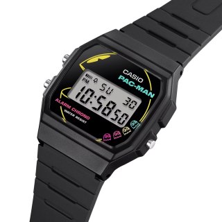 ZEGAREK MĘSKI CASIO F-91WPC-1ADR (zd086b) - PAC-MAN + BOX