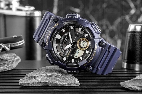 Zegarek Męski CASIO Gerton AEQ-110W-2AVDF + BOX Zegarek Męski CASIO Gerton AEQ-110W-2AVDF + BOX