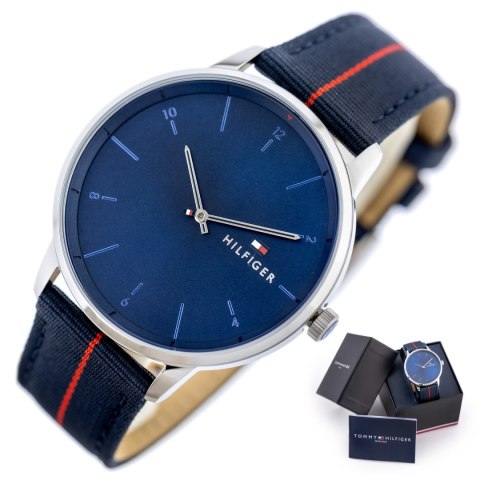 ZEGAREK MĘSKI TOMMY HILFIGER 1791844 + BOX ZEGAREK MĘSKI TOMMY HILFIGER 1791844 + BOX