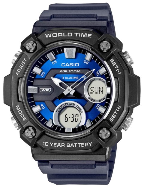 Zegarek Męski CASIO AEQ-120W-2AVDF + BOX Zegarek Męski CASIO AEQ-120W-2AVDF + BOX
