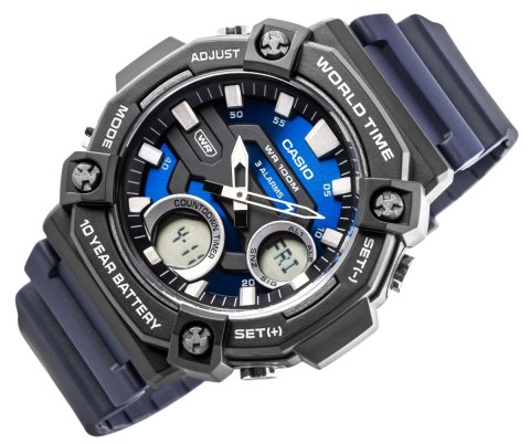 Zegarek Męski CASIO AEQ-120W-2AVDF + BOX Zegarek Męski CASIO AEQ-120W-2AVDF + BOX
