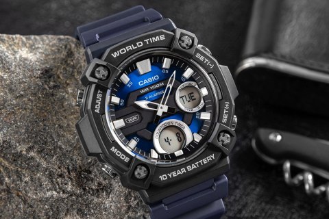 Zegarek Męski CASIO AEQ-120W-2AVDF + BOX Zegarek Męski CASIO AEQ-120W-2AVDF + BOX