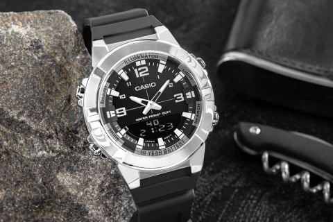 Zegarek Męski CASIO AMW-870-1AVDF + BOX Zegarek Męski CASIO AMW-870-1AVDF + BOX