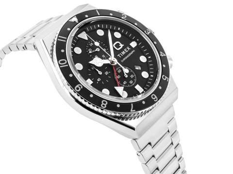 Zegarek Męski TIMEX Q Timex 3-Time Zone Chronograph TW2V69800 + BOX Zegarek Męski TIMEX Q Timex 3-Time Zone Chronograph TW2V69800 + BOX