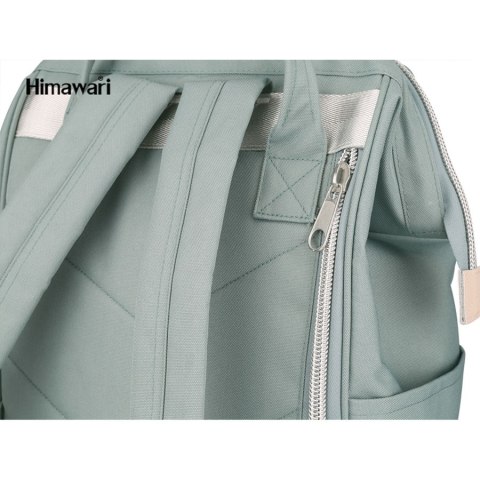 Czerwony plecak miejski na laptopa z portem USB - Himawari Czerwony plecak miejski na laptopa z portem USB - Himawari
