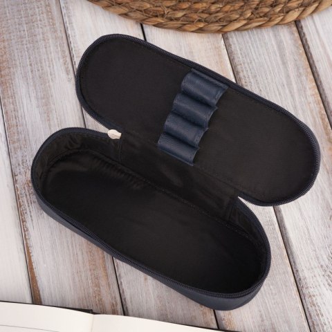 Skórzane etui na okulary piórnik granatowy Paolo Peruzzi T-82-DB Skórzane etui na okulary piórnik granatowy Paolo Peruzzi T-82-DB