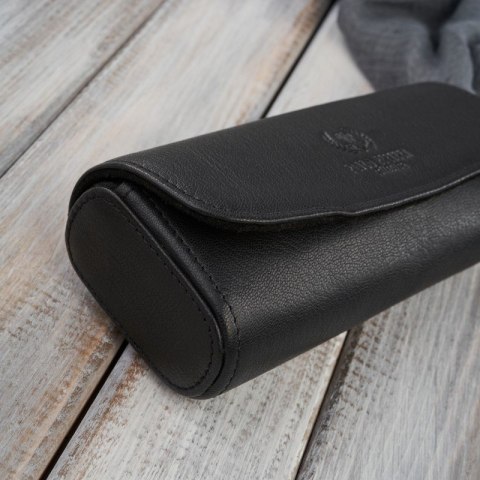 Etui na okulary piórnik pokrowiec skórzany Paolo Peruzzi T-83-BL Etui na okulary piórnik pokrowiec skórzany Paolo Peruzzi T-83-BL