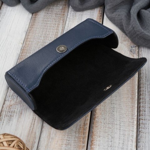 Etui na okulary piórnik pokrowiec skórzany Paolo Peruzzi T-83-DB Etui na okulary piórnik pokrowiec skórzany Paolo Peruzzi T-83-DB