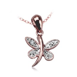 Złoty wisiorek WRD1895 - Diament