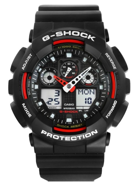 Zegarek Męski CASIO G-SHOCK GA-100-1A4ER 20 Bar Do Nurkowania+ BOX Zegarek Męski CASIO G-SHOCK GA-100-1A4ER 20 Bar Do Nurkowania+ BOX