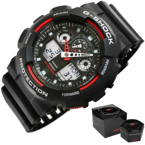 Zegarek Męski CASIO G-SHOCK GA-100-1A4ER 20 Bar Do Nurkowania+ BOX Zegarek Męski CASIO G-SHOCK GA-100-1A4ER 20 Bar Do Nurkowania+ BOX