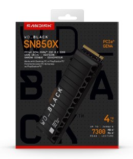 Dysk SSD WD Black SN850X 4TB M.2 NVMe WDS400T2XHE
