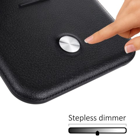 MACLEAN LAMPKA BIURKOWA LED, MAX. 9W, 220-240V AC, MOŻLIWOŚĆ ZMIANY BARWY, ŚCIEMNIALNA, 450LM MCE614 B