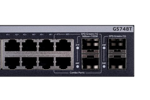 Switch Netgear GS748T-600EUS 50p Managed Gigabit