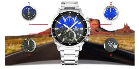 Zegarek Męski CASIO EDIFICE EFV-600D-2AVUEF + BOX Zegarek Męski CASIO EDIFICE EFV-600D-2AVUEF + BOX
