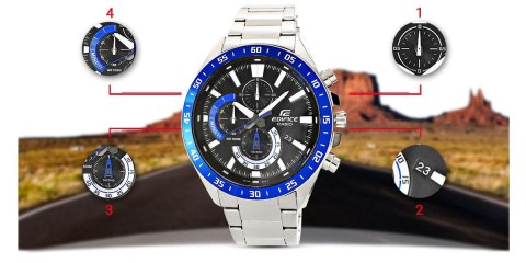 Zegarek Męski CASIO EDIFICE EFV-620D-1A2VUEF + BOX Zegarek Męski CASIO EDIFICE EFV-620D-1A2VUEF + BOX
