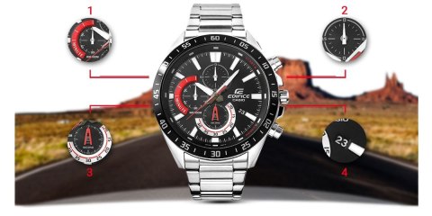 Zegarek Męski CASIO EDIFICE EFV-620D-1A4VUEF + BOX Zegarek Męski CASIO EDIFICE EFV-620D-1A4VUEF + BOX