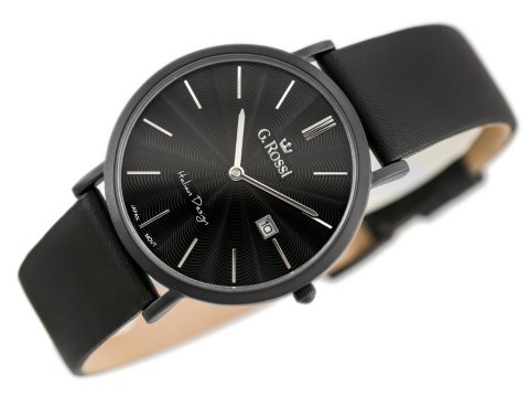 ZEGAREK MĘSKI G. ROSSI - 10853A - SLIM (zg184d) + BOX