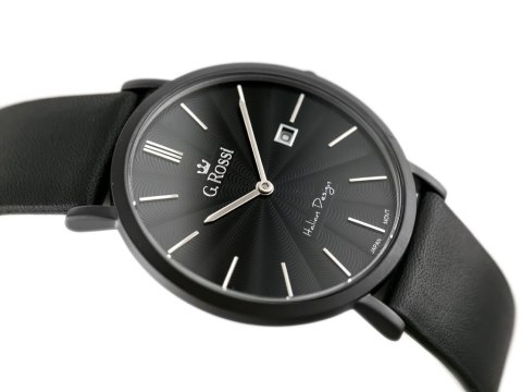 ZEGAREK MĘSKI G. ROSSI - 10853A - SLIM (zg184d) + BOX