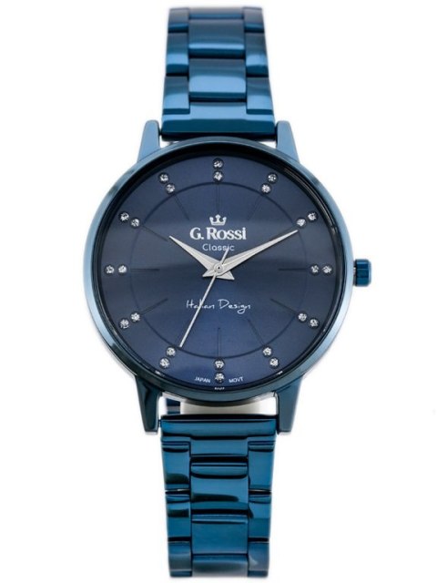 ZEGAREK G. ROSSI - C11715B-6F1 (zg777e) blue + BOX ZEGAREK G. ROSSI - C11715B-6F1 (zg777e) blue + BOX