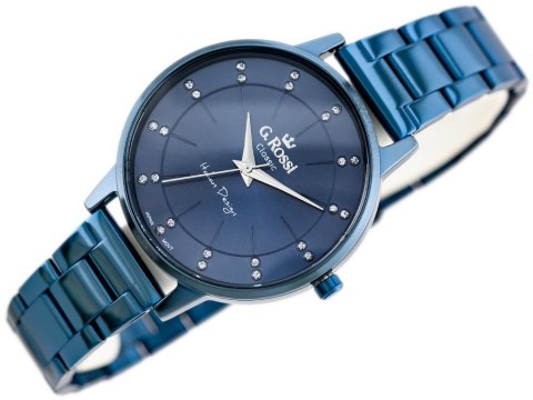 ZEGAREK G. ROSSI - C11715B-6F1 (zg777e) blue + BOX ZEGAREK G. ROSSI - C11715B-6F1 (zg777e) blue + BOX