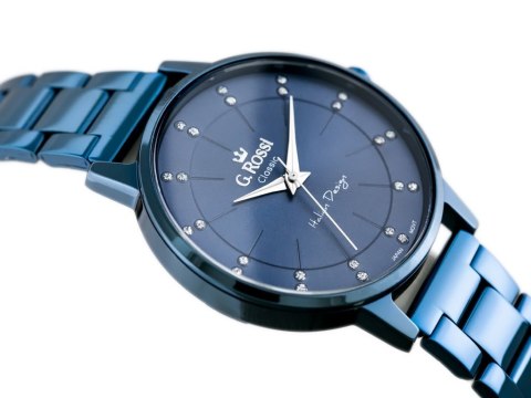 ZEGAREK G. ROSSI - C11715B-6F1 (zg777e) blue + BOX ZEGAREK G. ROSSI - C11715B-6F1 (zg777e) blue + BOX