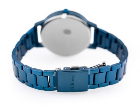 ZEGAREK G. ROSSI - C11715B-6F1 (zg777e) blue + BOX ZEGAREK G. ROSSI - C11715B-6F1 (zg777e) blue + BOX