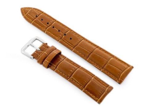 Pasek skórzany do zegarka W102L brąz - 18mm Pasek skórzany do zegarka W102L brąz - 18mm