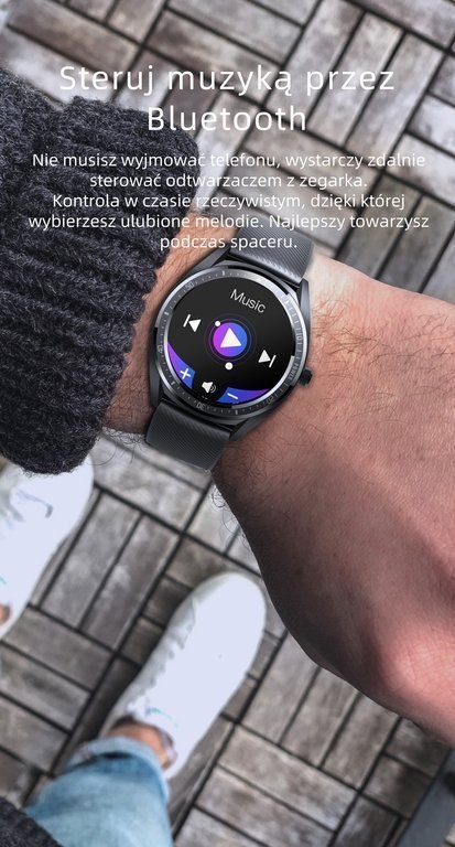 SMARTWATCH MĘSKI G. Rossi SW011-1 black/black + dodatkowy PASEK (sg006a) SMARTWATCH MĘSKI G. Rossi SW011-1 black/black + dodatkowy PASEK (sg006a)