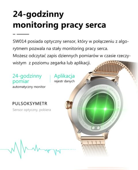 SMARTWATCH DAMSKI G. Rossi SW014-1 silver (sg009a) SMARTWATCH DAMSKI G. Rossi SW014-1 silver (sg009a)