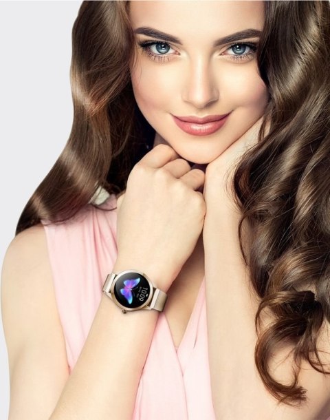 SMARTWATCH DAMSKI G. Rossi SW017-5 r.gold/white (sg011e) SMARTWATCH DAMSKI G. Rossi SW017-5 r.gold/white (sg011e)