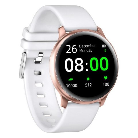 SMARTWATCH DAMSKI G. Rossi SW010-16 rosegold/white (sg005p) SMARTWATCH DAMSKI G. Rossi SW010-16 rosegold/white (sg005p)