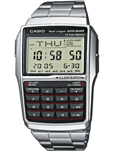 ZEGAREK MĘSKI CASIO VINTAGE DATABANK DBC-32D-1ADF (zd162b) + BOX ZEGAREK MĘSKI CASIO VINTAGE DATABANK DBC-32D-1ADF (zd162b) + BOX