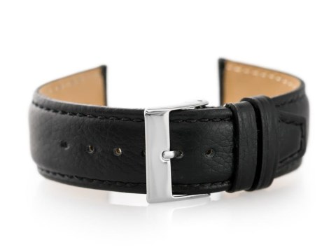 Pasek skórzany do zegarka W26 - PREMIUM - czarny - 24mm Pasek skórzany do zegarka W26 - PREMIUM - czarny - 24mm