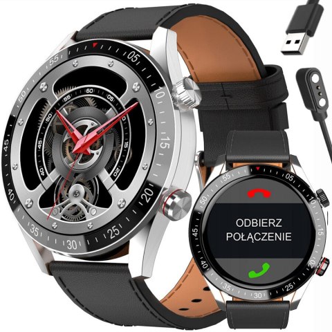SMARTWATCH MĘSKI GRAVITY GT4-5 - WYKONYWANIE POŁĄCZEŃ, KROKOMIERZ (sg023e) SMARTWATCH MĘSKI GRAVITY GT4-5 - WYKONYWANIE POŁĄCZEŃ, KROKOMIERZ (sg023e)