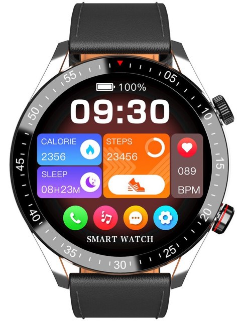 SMARTWATCH MĘSKI GRAVITY GT4-5 - WYKONYWANIE POŁĄCZEŃ, KROKOMIERZ (sg023e) SMARTWATCH MĘSKI GRAVITY GT4-5 - WYKONYWANIE POŁĄCZEŃ, KROKOMIERZ (sg023e)
