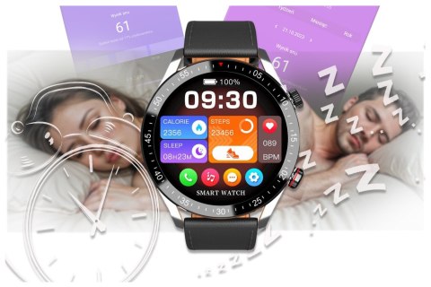 SMARTWATCH MĘSKI GRAVITY GT4-5 - WYKONYWANIE POŁĄCZEŃ, KROKOMIERZ (sg023e) SMARTWATCH MĘSKI GRAVITY GT4-5 - WYKONYWANIE POŁĄCZEŃ, KROKOMIERZ (sg023e)