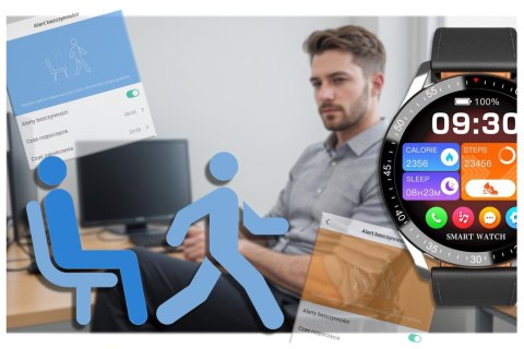 SMARTWATCH MĘSKI GRAVITY GT4-5 - WYKONYWANIE POŁĄCZEŃ, KROKOMIERZ (sg023e) SMARTWATCH MĘSKI GRAVITY GT4-5 - WYKONYWANIE POŁĄCZEŃ, KROKOMIERZ (sg023e)