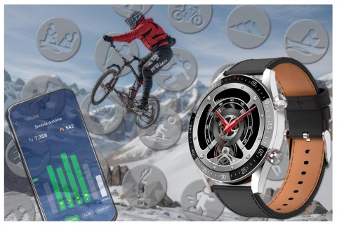 SMARTWATCH MĘSKI GRAVITY GT4-5 - WYKONYWANIE POŁĄCZEŃ, KROKOMIERZ (sg023e) SMARTWATCH MĘSKI GRAVITY GT4-5 - WYKONYWANIE POŁĄCZEŃ, KROKOMIERZ (sg023e)